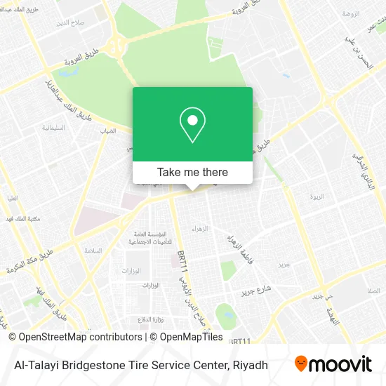 Al-Talayi Bridgestone Tire Service Center map