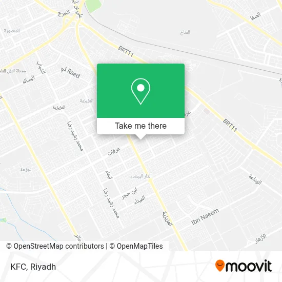 KFC map