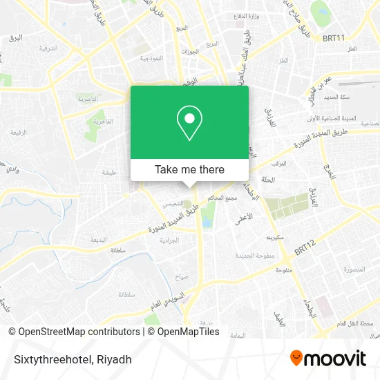 Sixtythreehotel map