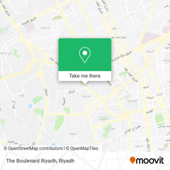 The Boulevard Riyadh map