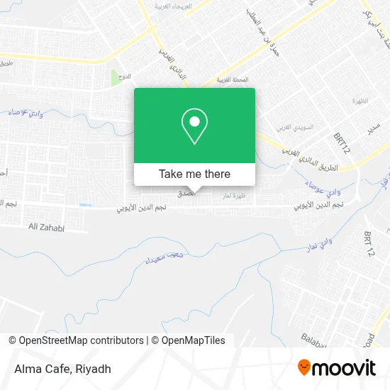 Alma Cafe map