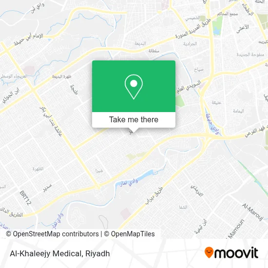 Al-Khaleejy Medical map