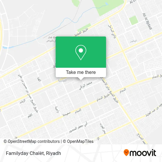 Familyday Chalèt map
