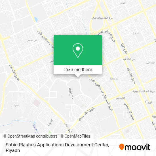 Sabic Plastics Applications Development Center map