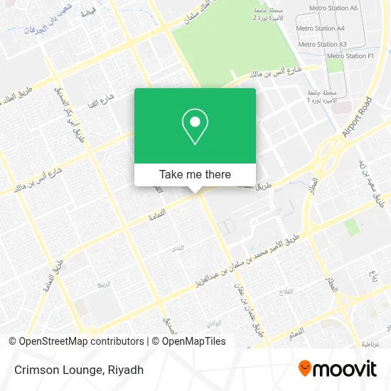 Crimson Lounge map