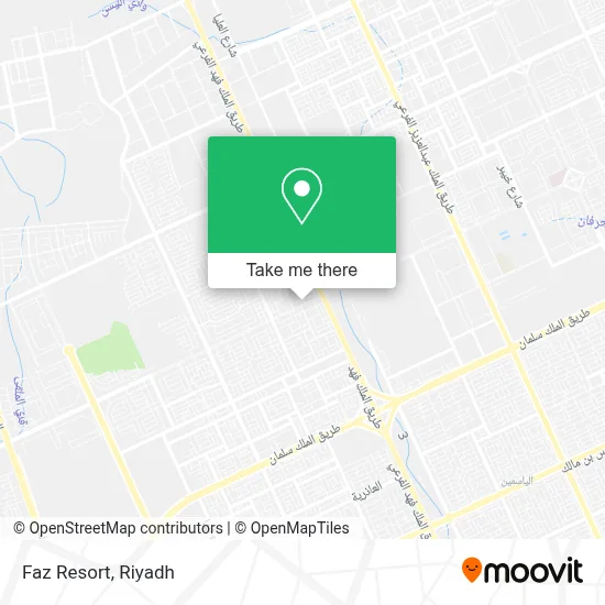 Faz Resort map