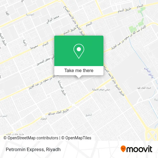 Petromin Express map