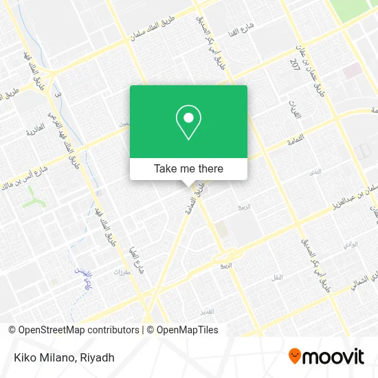 Kiko Milano map