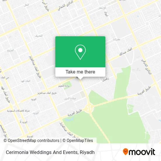 Cerimonia Weddings And Events map