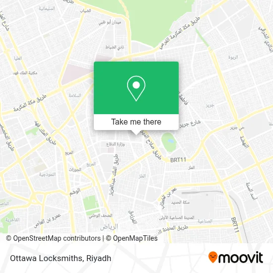 Ottawa Locksmiths map
