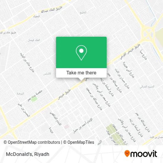 McDonald's map