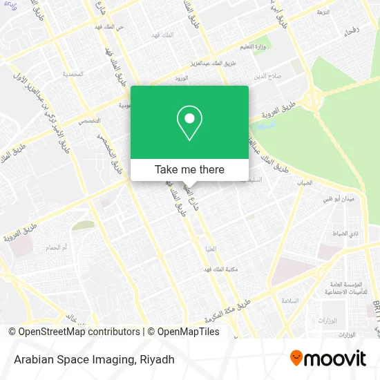 Arabian Space Imaging map