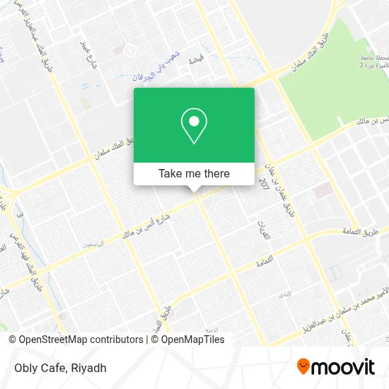 Obly Cafe map