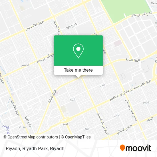 Riyadh, Riyadh Park map