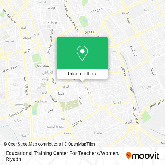 Educational Training Center For Teachers / Women map