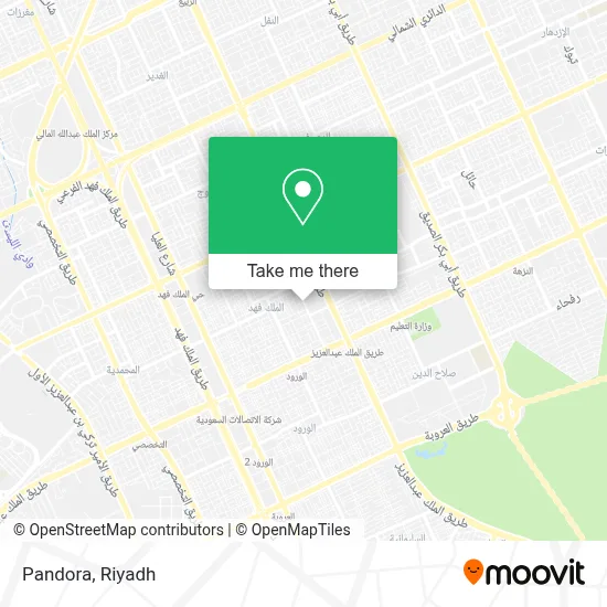 Pandora map