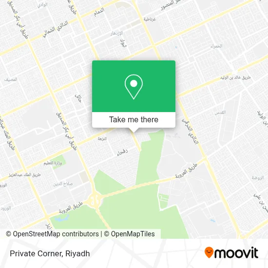 Private Corner map