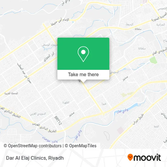 Dar Al Elaj Clinics map