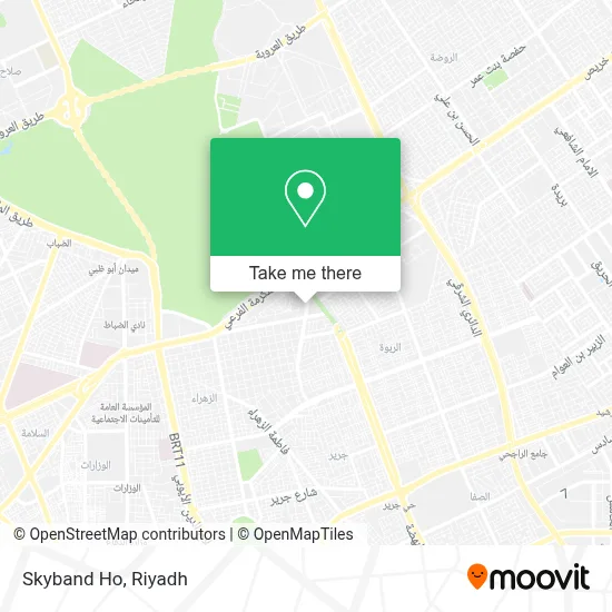 Skyband Ho map