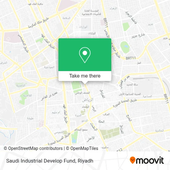 Saudi Industrial Develop Fund map