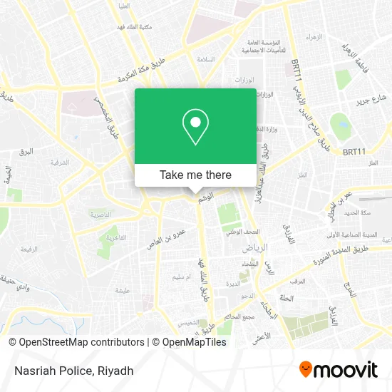 Nasriah Police map