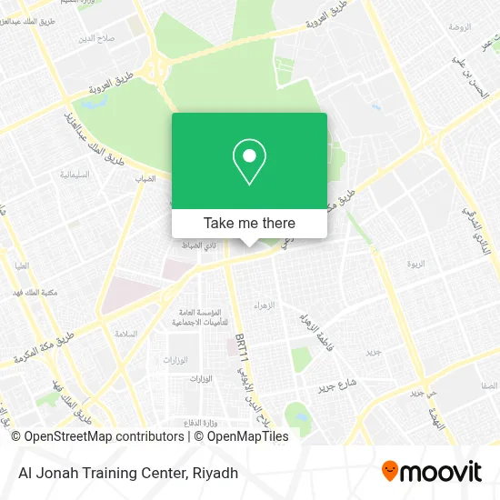 Al Jonah Training Center map