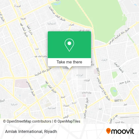 Amlak International map