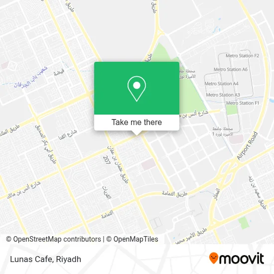 Lunas Cafe map
