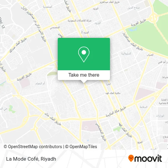 La Mode Cofé map