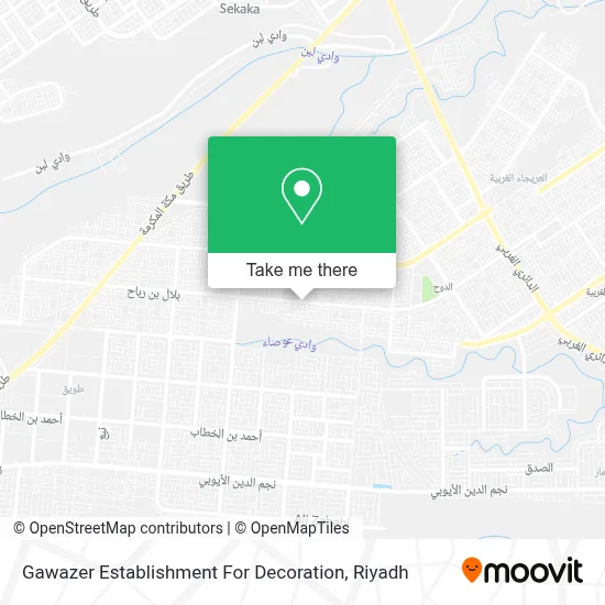 Gawazer Establishment For Decoration map