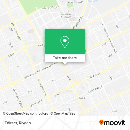 Edirect map
