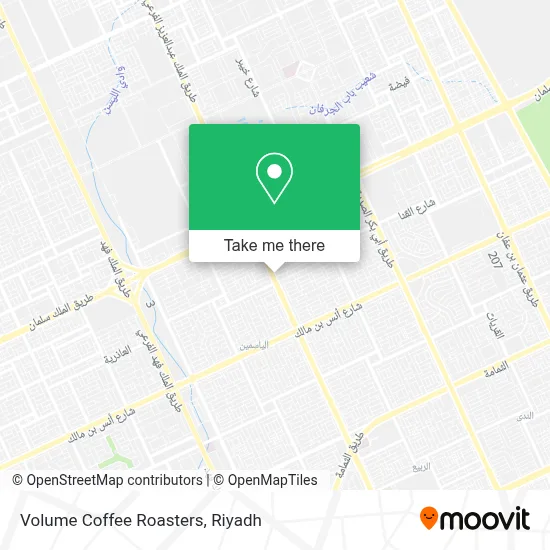 Volume Coffee Roasters map