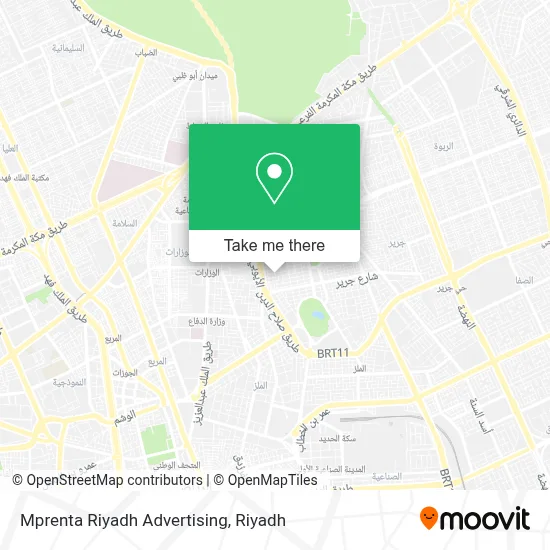 Mprenta Riyadh Advertising map