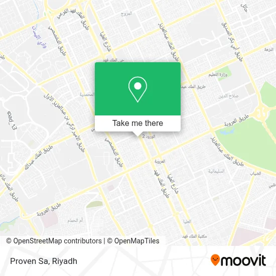 Proven Sa map