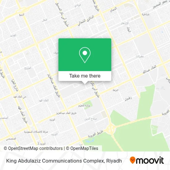 King Abdulaziz Communications Complex map