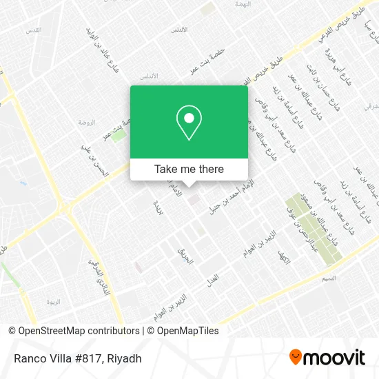 Ranco Villa #817 map