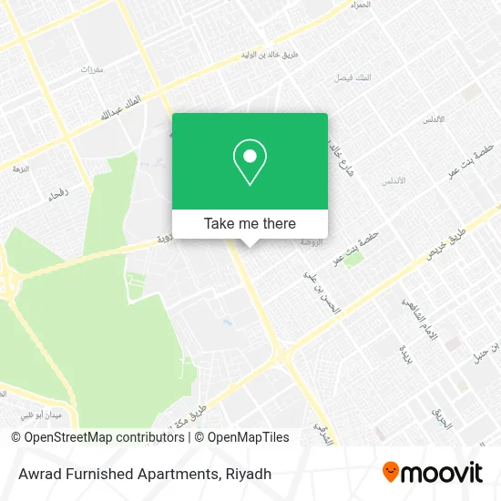 Awrad Furnished Apartments map