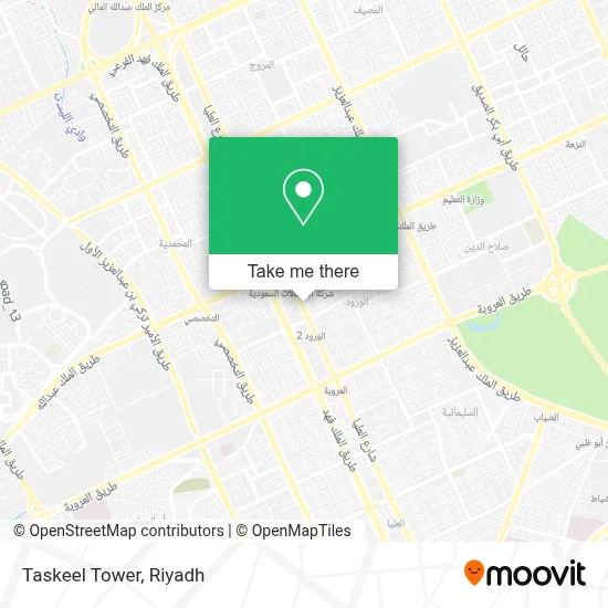 Taskeel Tower map