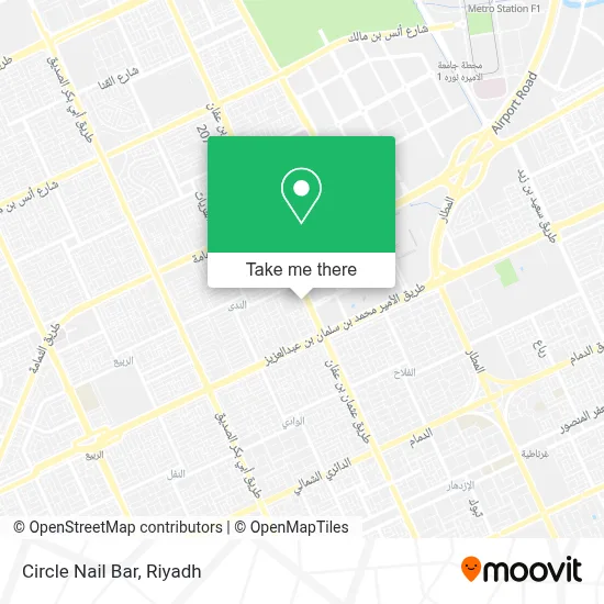 Circle Nail Bar map
