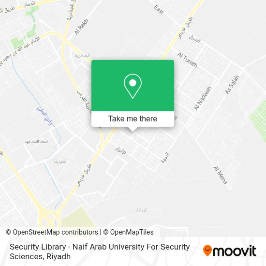 Security Library - Naif Arab University For Security Sciences map