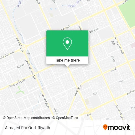 Almajed For Oud map
