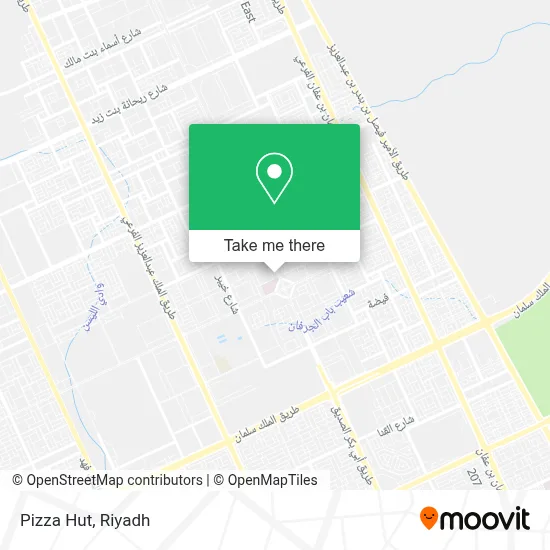 Pizza Hut map