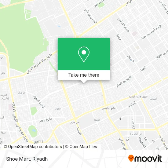 Shoe Mart map