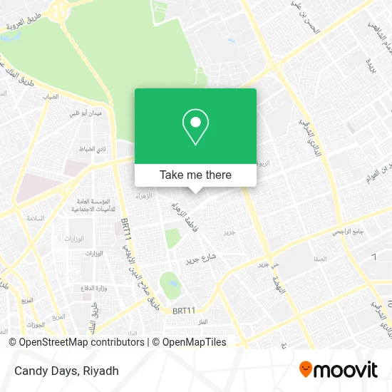 Candy Days map
