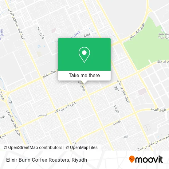 Elixir Bunn Coffee Roasters map