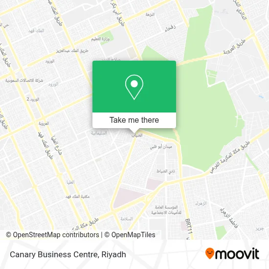 Canary Business Centre map