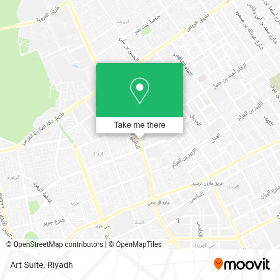 Art Suite map