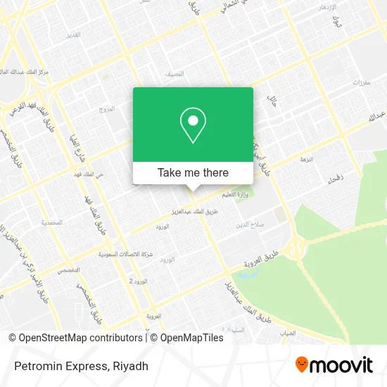 Petromin Express map