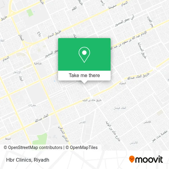 Hbr Clinics map