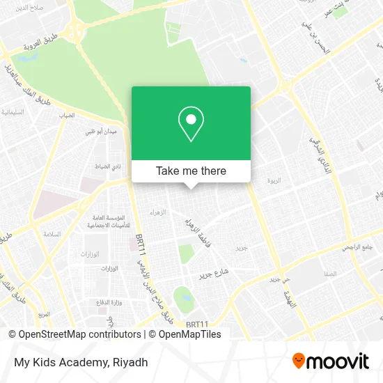 My Kids Academy map